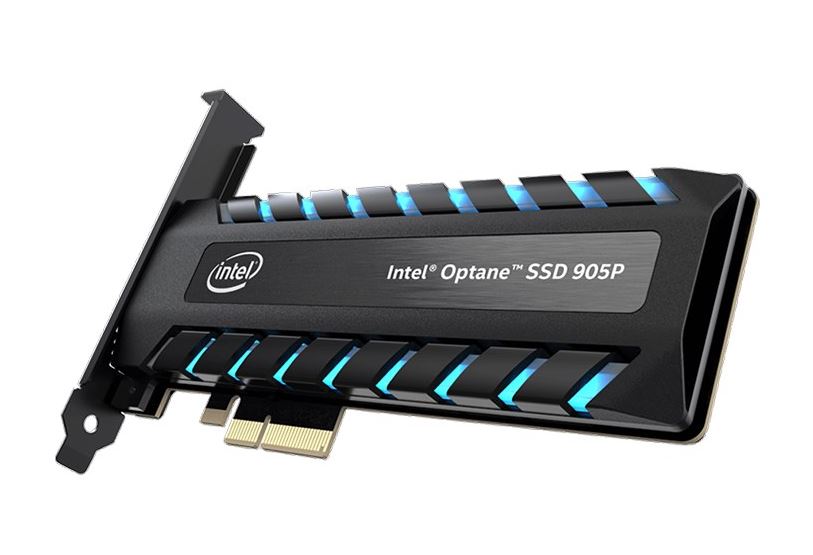 Intel Optane 905P 960GB AIC PCIe 3.1 x4 SSD SSDPED1D960GAX1 2600 MBps / 2200 MBps AES 256 bit - Lithography Type: 3D XPoint(TM) - 5 Years Limited Warr
