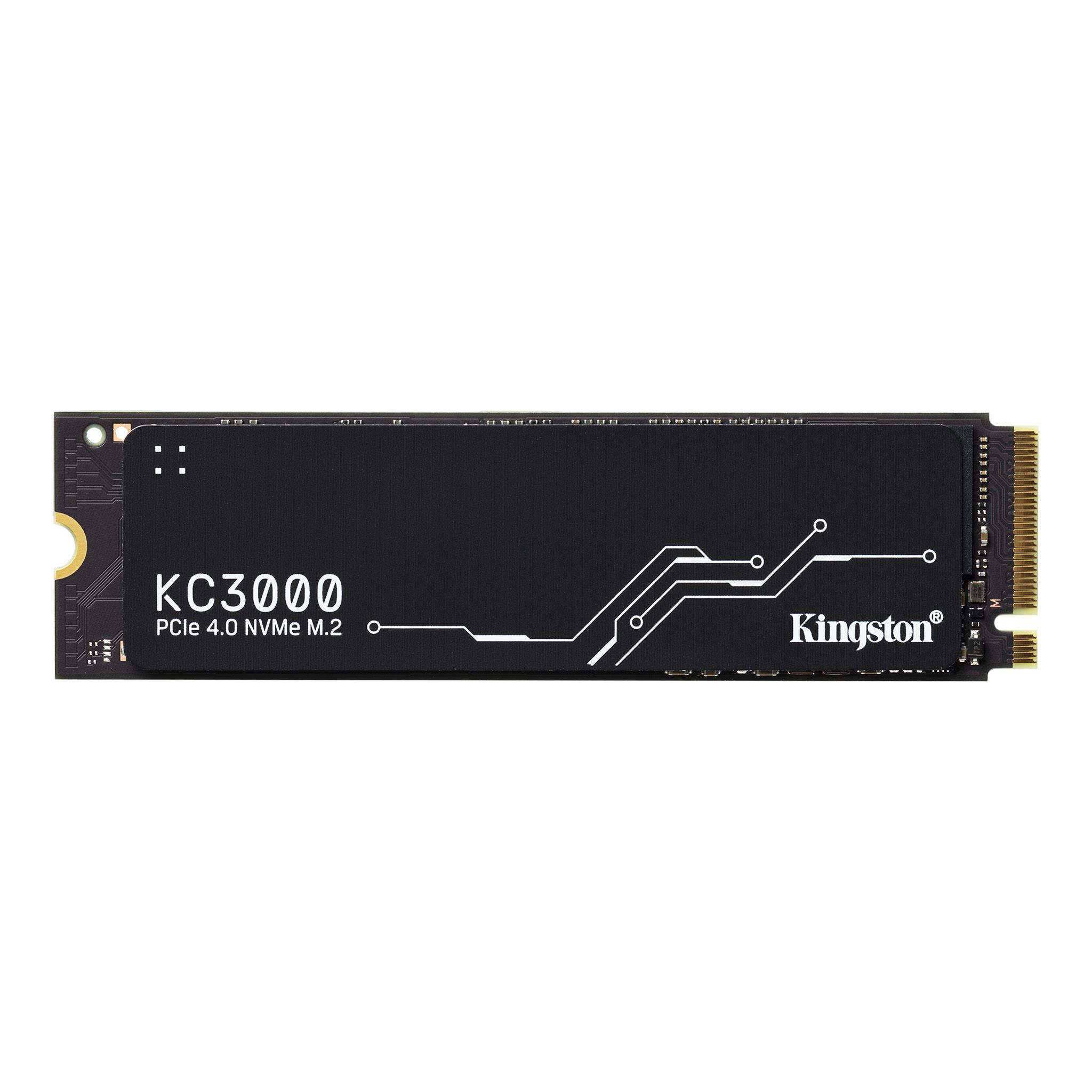 Kingston KC3000 1.024T 1TB PCle 4.0 NVMe M.2 2280 7,000/6,000MB/s Random 4K 800TBW 3D TLC Phison E18 Low Profile Graphene Aluminium Heat Spreader SKC3000S/1024G