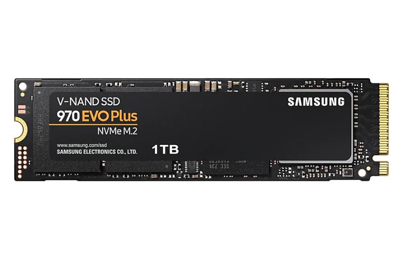 Samsung 970 EVO PLUS M.2 1TB MLC V-NAND NVME 3-bit MLC 3,500MB/s 2,300MB/s, 370K/500K IOPS, 150TBW 5 Years Warranty