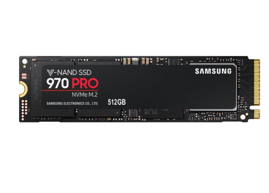 Samsung 970 PRO M.2 512GB, 64L 2-bit MLC V-NAND, (2280), NVMe, R/W(Max) 3,500MB/s/2,300MB/s, 370K/500K IOPS, 600TBW, 5 Years Warranty - (LS)