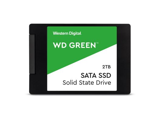 Western Digital WD Green 2TB 2.5' SATA SSD 545R/430W MB/s 80TBW 3D NAND 7mm 3 Years Warranty