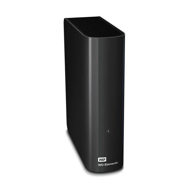 Western Digital 10TB Elements Desktop Hard Drive, WDBBKG0100HBK-AESN (Australian Version), Black