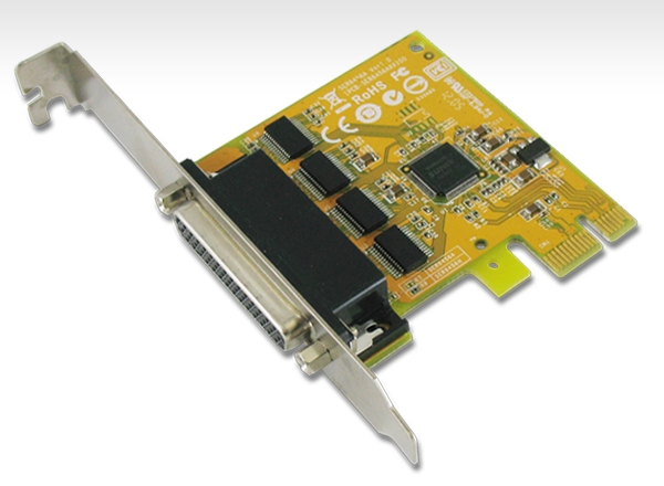 Sunix 4 Port PCIE Serial Card RS232,Plug N Play, Full Height