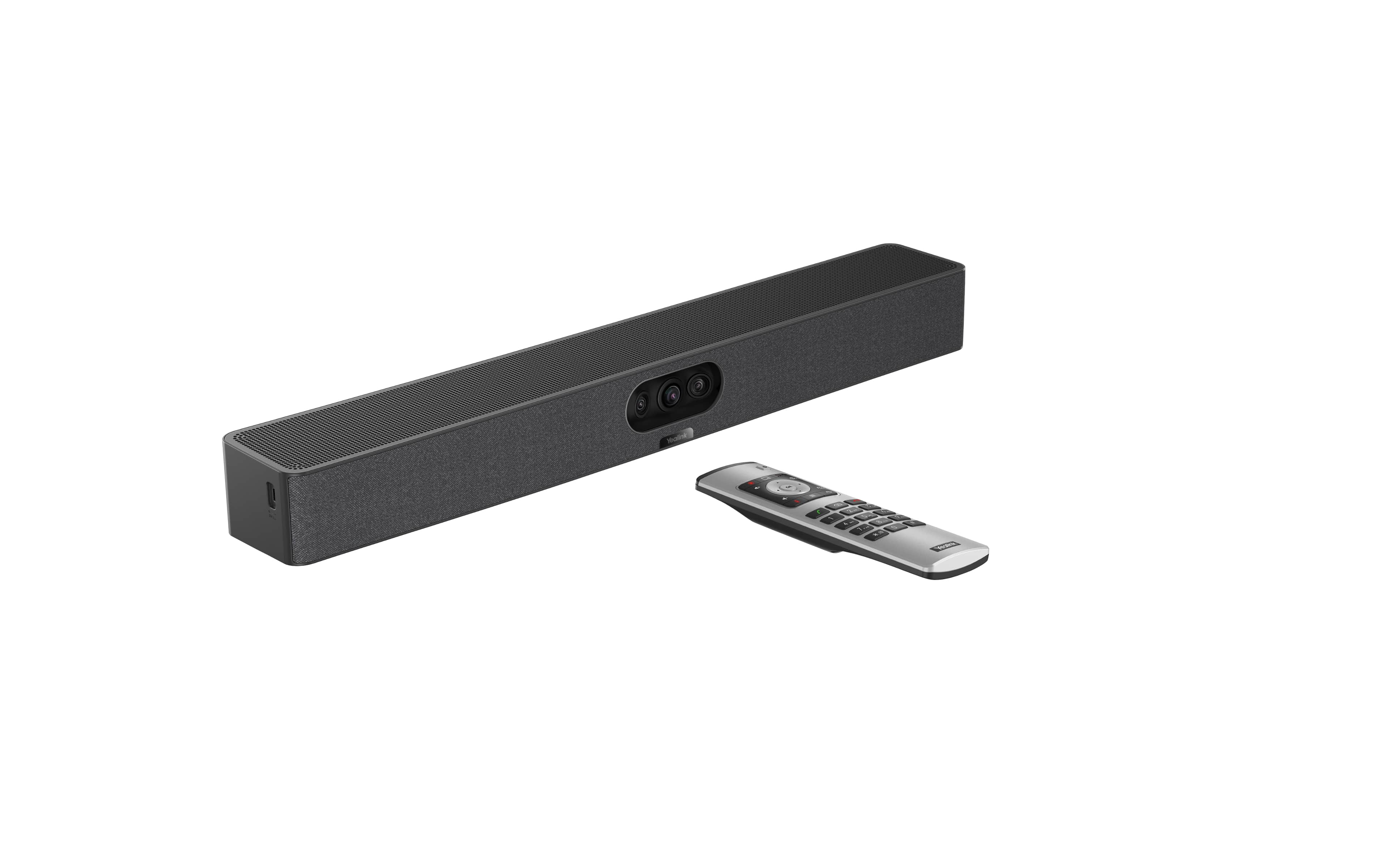 Yealink Security camera Meeting Bar A25-010, Microsoft Teams and Zoom Rooms on Android,151° Triple-lens System,Noise-free,AI-powered, One-cable solution
