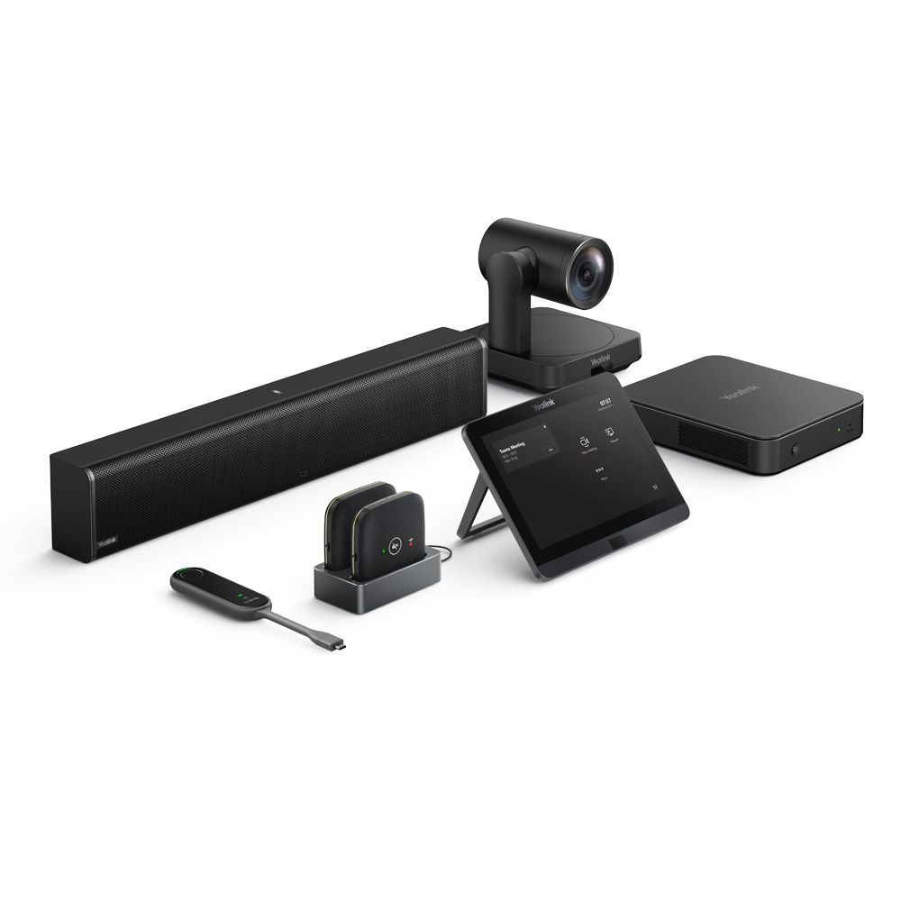 Yealink MVC640-C4-F13 Computer system *LS Yealink MVC640 Microsoft Teams Rooms on Windows, MCore Pro, MTouch-E2, 1x UVC84 12x Optical Zoom Camera, 1x MSpeaker-II, 2x CPW65 and 1x WPP30