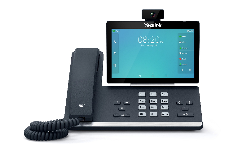 Yealink T58A-C 16 Line IP HD Android Video Phone, 7' 1024 x 600 colour touch screen, HD voice, Dual Gig Ports, Built in Bluetooth and WiFi,USB 2.0
