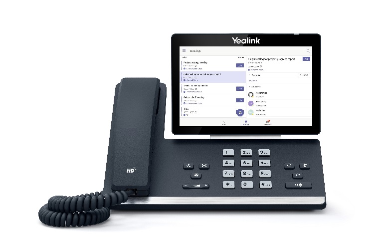 Yealink T58A 16 Line IP HD Android Phone, 7' 1024 x 600 colour touch screen, HD voice, Dual Gig Ports, Built in Bluetooth and WiFi, USB, - TEAMS