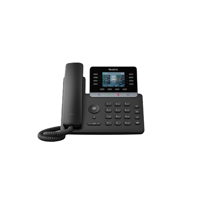Yealink SIP-T73U IP Phone, 2.8' Color Display, 12 SIP Accounts, HD Voice, USB & PoE, Bluetooth & Wi-Fi via Adapter, Wall Mountable