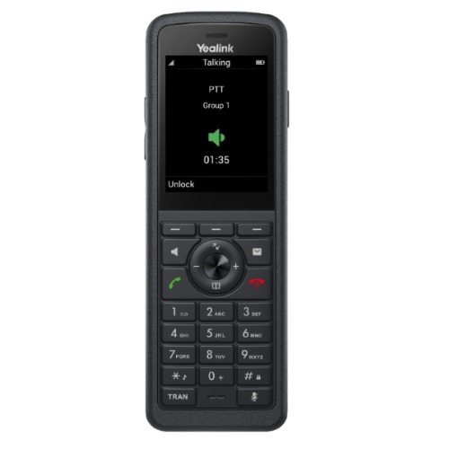 Yealink W59R-P Rugged DECT Handset Only, IP67, Bluetooth 5.2,dual-mic noise cancellation,21 hrs talk time,320 hrs standby, compatible W80/W90 multi
