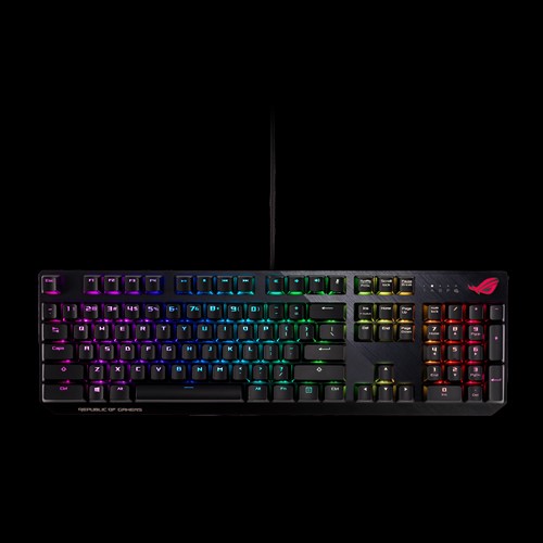ASUS XA02 STRIX SCOPE RD RGB Wired Mechanical Gaming Keyboard, Cherry MX switches, Aluminum Frame