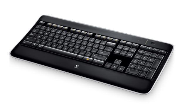 Logitech K800 Wireless Keyboard Adjustable Backlit Illumminum Hand Proximity Detection PerfectStroke key system 3yr wty