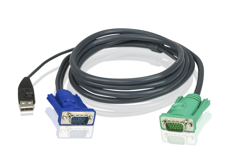 Aten 1.2m USB KVM Cable to suit CS8xU, CS174x, CS13xx, CS17xxA, CS17xxi CL5xxx, CL58xx