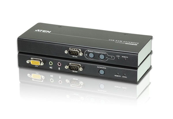 Aten USB KVM Console Extender with RS 232