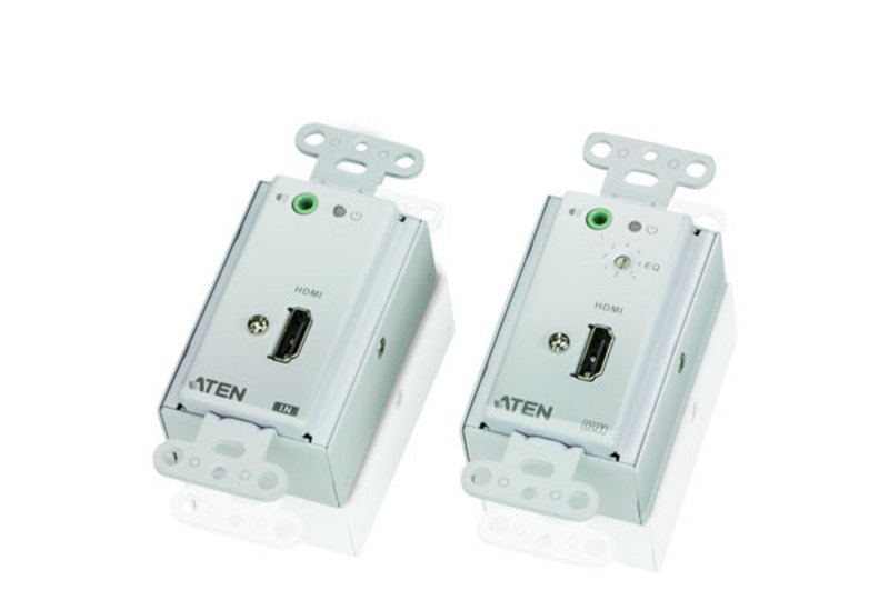 Aten HDMI Over Cat 5 Extender Wall Plate - up to 1080p@60Hz (40m), 1080i@60Hz (60m)' (PROJECT)