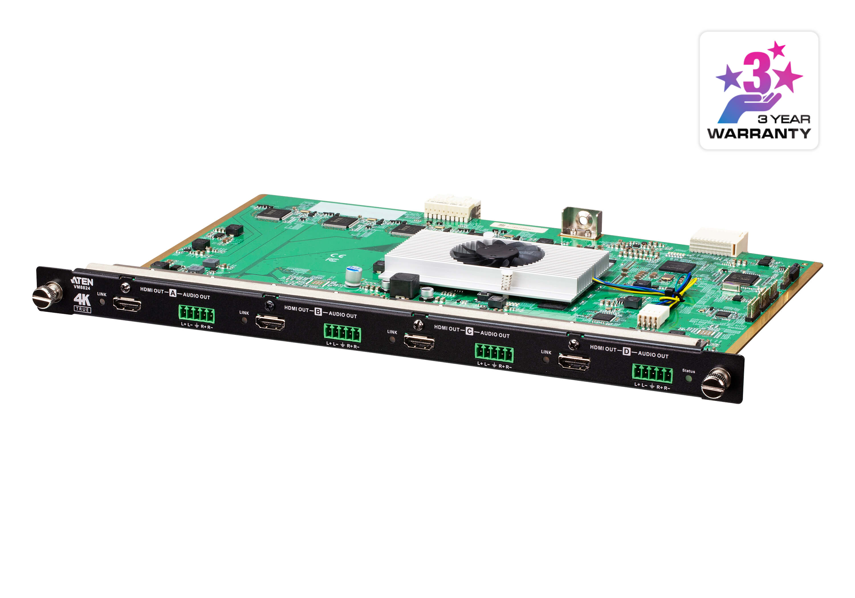 Aten 4 Port HDMI True 4K Output Board with Scalar for VM3250 VM8824-AT