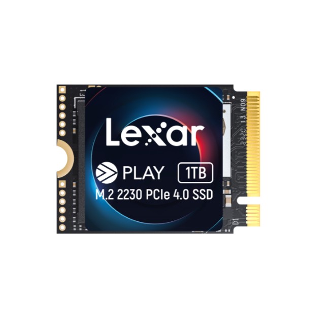 Lexar LNMPLAY002T-RNNNG Internal SSD Play 2TB M.2 2230 PCIe Gen 4x4 NVMe SSD up to 5200MB/s read, 4700MB/s write