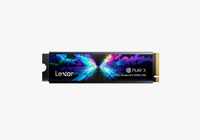 Lexar Network hardware LNMPLYX512G-RNNNG Internal SSD PLAY X PCIe 4.0 512GB,up to 7200MB/s read, 4500MB/s write
