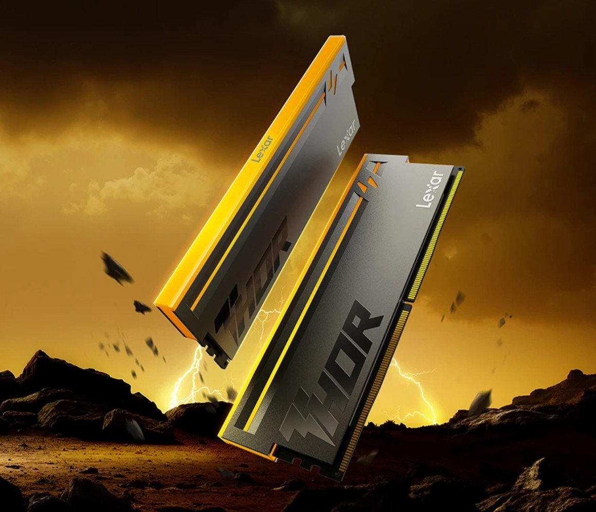 Lexar Computer system LD5U32G60C40BV-RGD DDR5 UDIMM 64GB Kit (2 x 32GB) 6000 MT/s 1.35V CL40 THOR G2 RGB BLACK INTEL XMP 3.0 & AMD EXPO