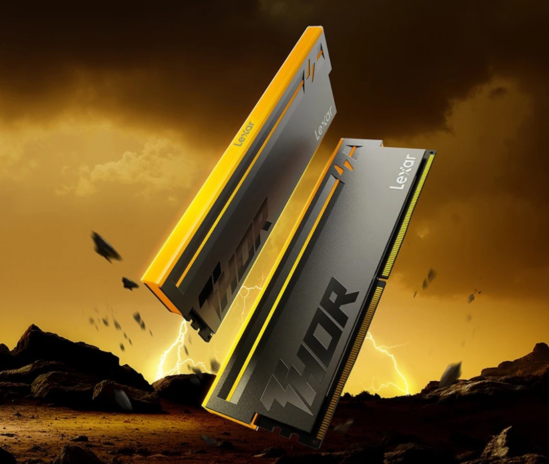 Lexar LD5U64G60C40BV-RGD DDR5 UDIMM Thor G2 64GB Kit (2 x 32GB) 1.4V RGB lighting