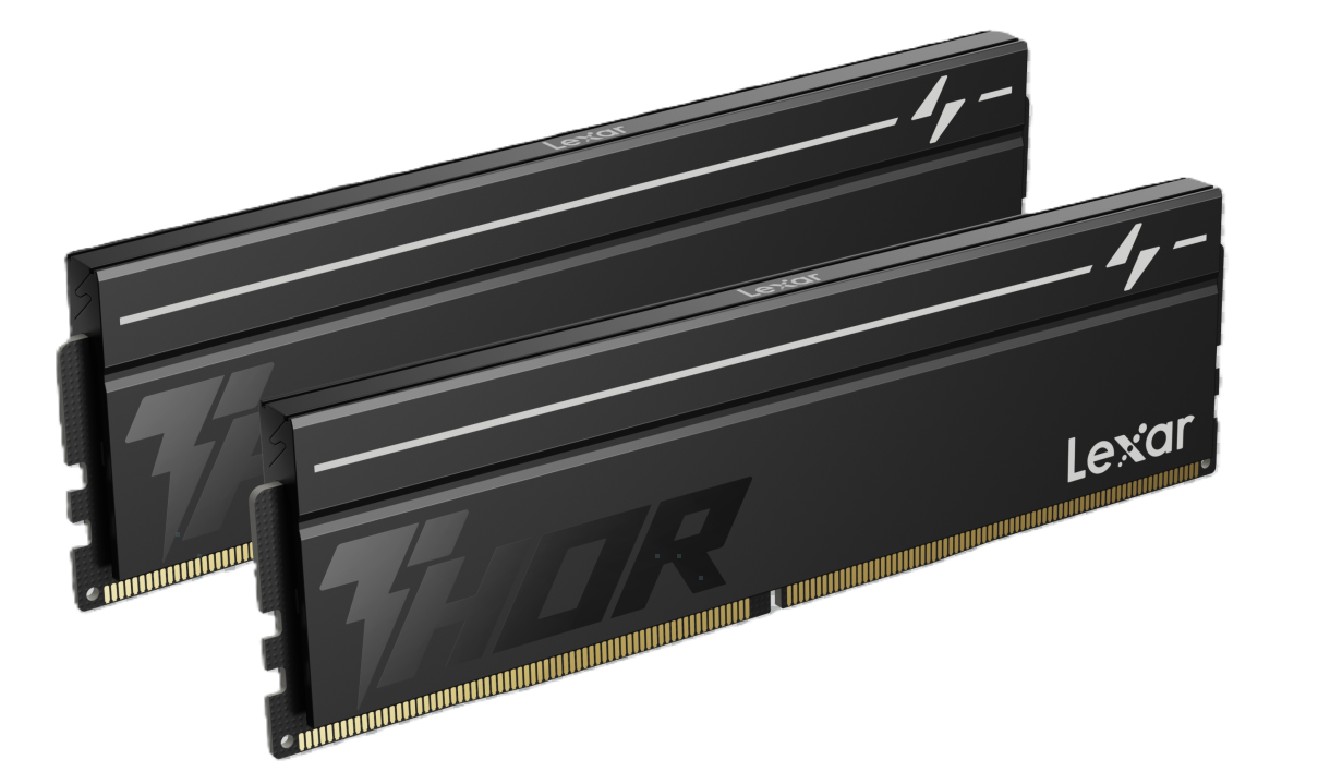 Lexar Computer system LD5U08G60C380V-RGD DDR5 UDIMM 16GB Kit (2 x 8GB) 6000 MT/s 1.35V CL38 THOR G2 OC HEATSINK BLACK INTEL XMP 3.0 & AMD EXPO