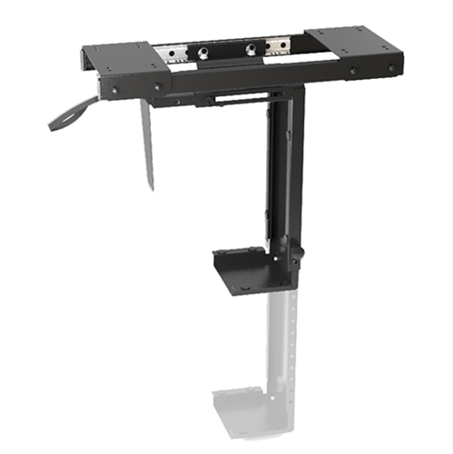 Brateck Adjustable Under-Desk ATX Case Mount with Sliding track, Up to 10kg,360° Swivel （LS）