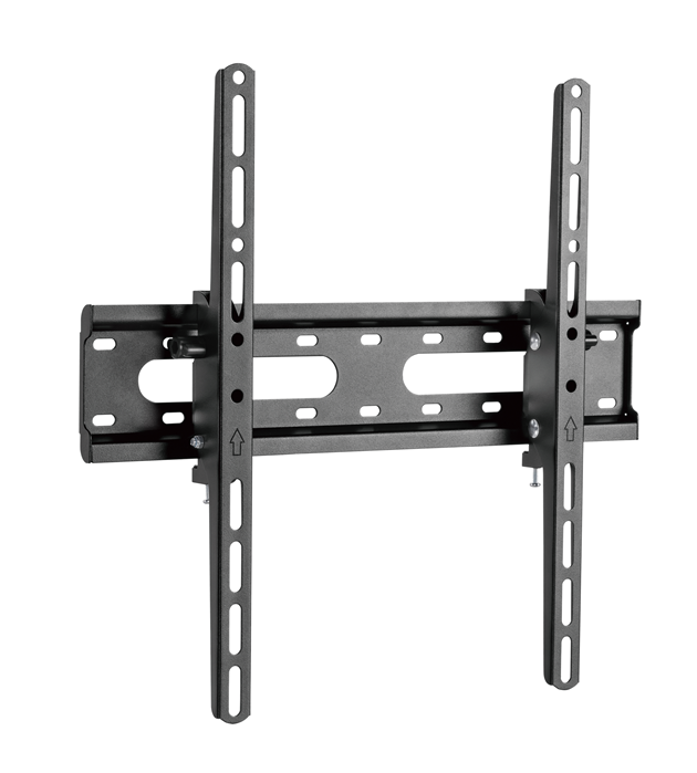Brateck KL31-44T Super Economy Tilt TV Wall Mount, Fit Screen Size: 32'-70' Up to 45 KG, Fine Texture Black,53x435x420mm (new)