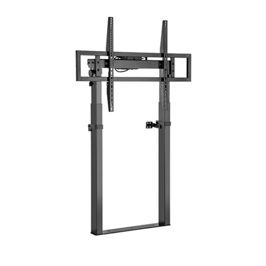 Brateck TTL14-68FR Motorized Wall Mount Stand, Designed for the Heaviest TV Fit Screen Size: 55'-100'up to120kg - Matte Black（LS）