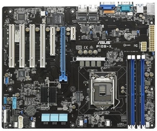ASUS P10S-X MB, E3 Server Board  Socket 1151, Intel C232, 4x DDR4, 1x PCIE3.0 x16, 4x PCI, 6x SATA3, 4x USB3.0, VGA, ATX, Dual GbE