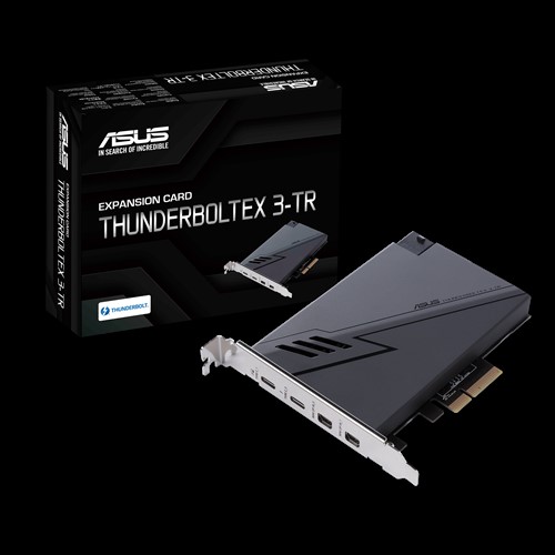 Asus THUNDERBOLTEX 3-TR Card Expansion Card, Dual Thunderbolt, USB Type-C and Display Port 1.4 PCIE 3.0 40Gbps Transfer Rate