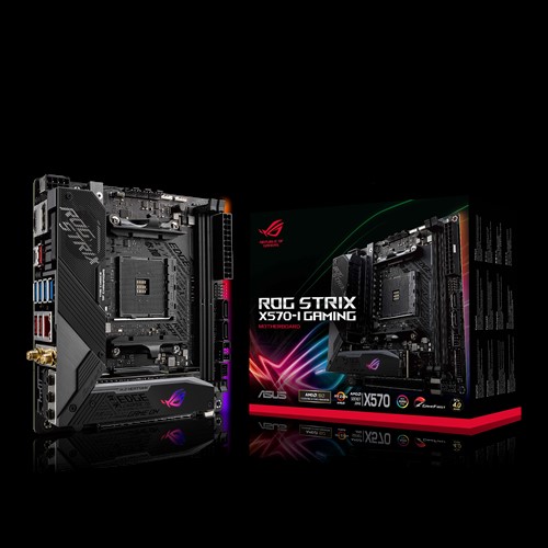 ASUS ROG STRIX X570-I GAMING, AMD AM4 Mini-ITX Gaming Motherboard,PCIe 4.0