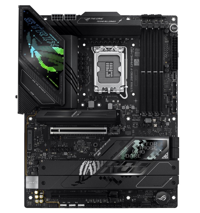 ASUS Network hardware ROG STRIX Z890-F GAMING WIFI LGA1851 ATX Motherboard 192GB, DDR5, 1 x PCIe 5.0 x16 slots, 5 x M.2 slots, 4 x SATA 6Gb/s