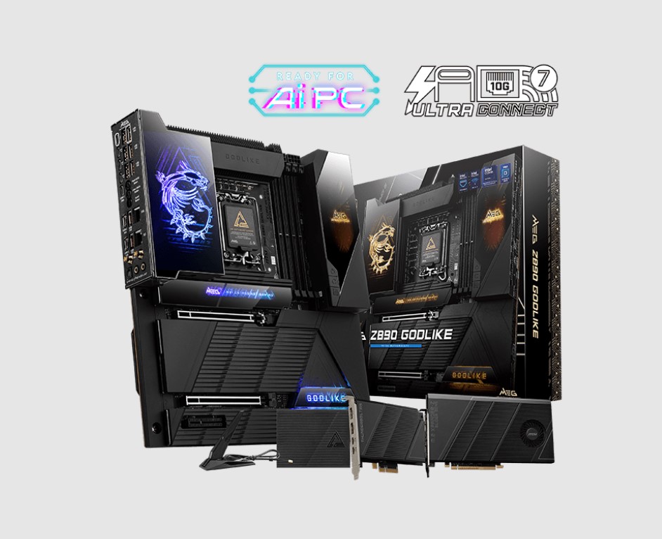 MSI Network hardware MEG Z890 GODLIKE, INTEL Z890, 4x DDR5 256GB, 2x PCI-E x16 slot, 1x PCI-E x4, 8x M.2, 4x USB 2.0 , 7x USB C, Intel® Killer™ BE1750x Wi-Fi 7