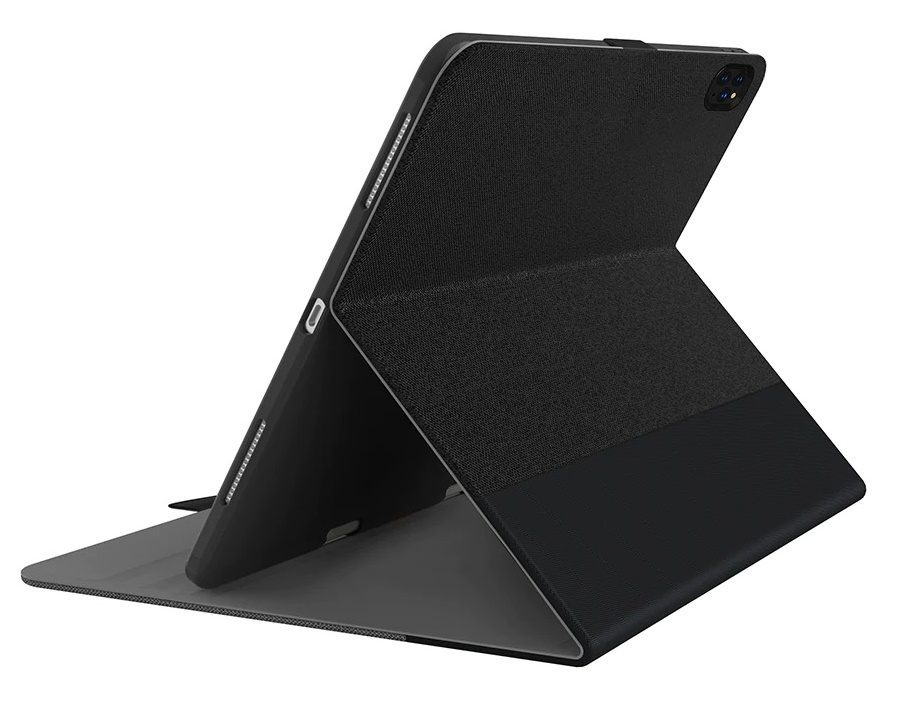 Cygnett TekView Apple iPad Pro (12.9') (6th/5th/4th/3rd Gen) Case -Grey/Black(CY3051TEKVI),Apple Pencil Holder,Multi Viewing Storage,2 Years Warranty