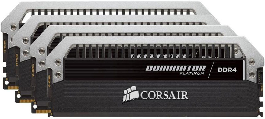 Corsair Dominator Platinum 64GB (4x16GB) DDR4 3200MHz C16 Desktop Gaming Memory