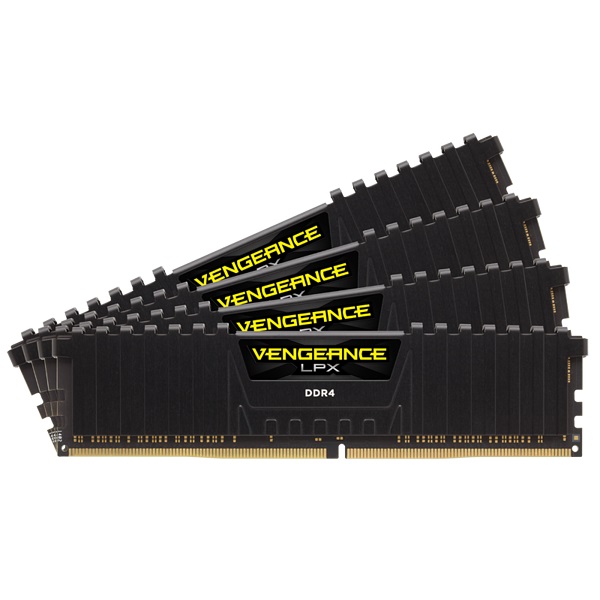 Corsair Vengeance LPX 128GB (4x32GB) DDR4 2400MHz C16 16-16-16-39 1.2V XMP 2.0 Desktop Gaming Memory Black AMD Optimized