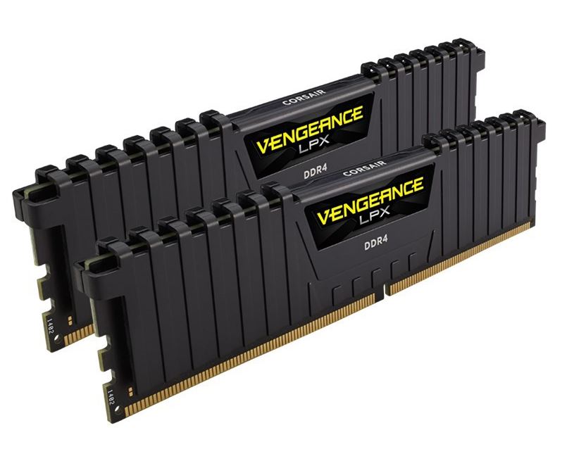 Corsair Vengeance LPX 16GB (2x8GB) DDR4 3600MHz C18 Desktop Gaming Memory Black - AMD Ryzen Optimized