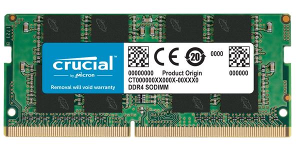 Micron (Crucial)-P Crucial 16GB (1x16GB) DDR4 SODIMM 3200MHz CL22 1.2V Notebook Laptop Memory RAM CT16G4SFRA32A-P
