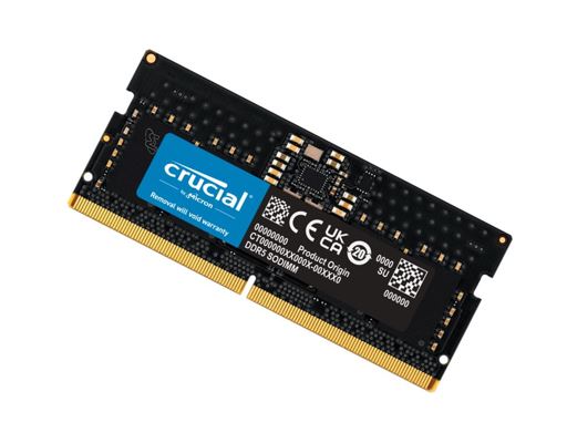 Micron (Crucial)-P Crucial 16GB (1x16GB) DDR5 SODIMM 5600MHz CL46 Notebook Laptop Memory CT16G56C46S5-P