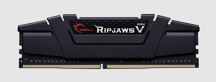 G.SKILL Computer system F4-3200C16S-32GVK 32GB (1 x 32GB)/ PC4-25600 / DDR4 3200 Mhz/ XMP 2.0/Timings 16-18-18-38/ Voltage 1.35V/ RipjawsV