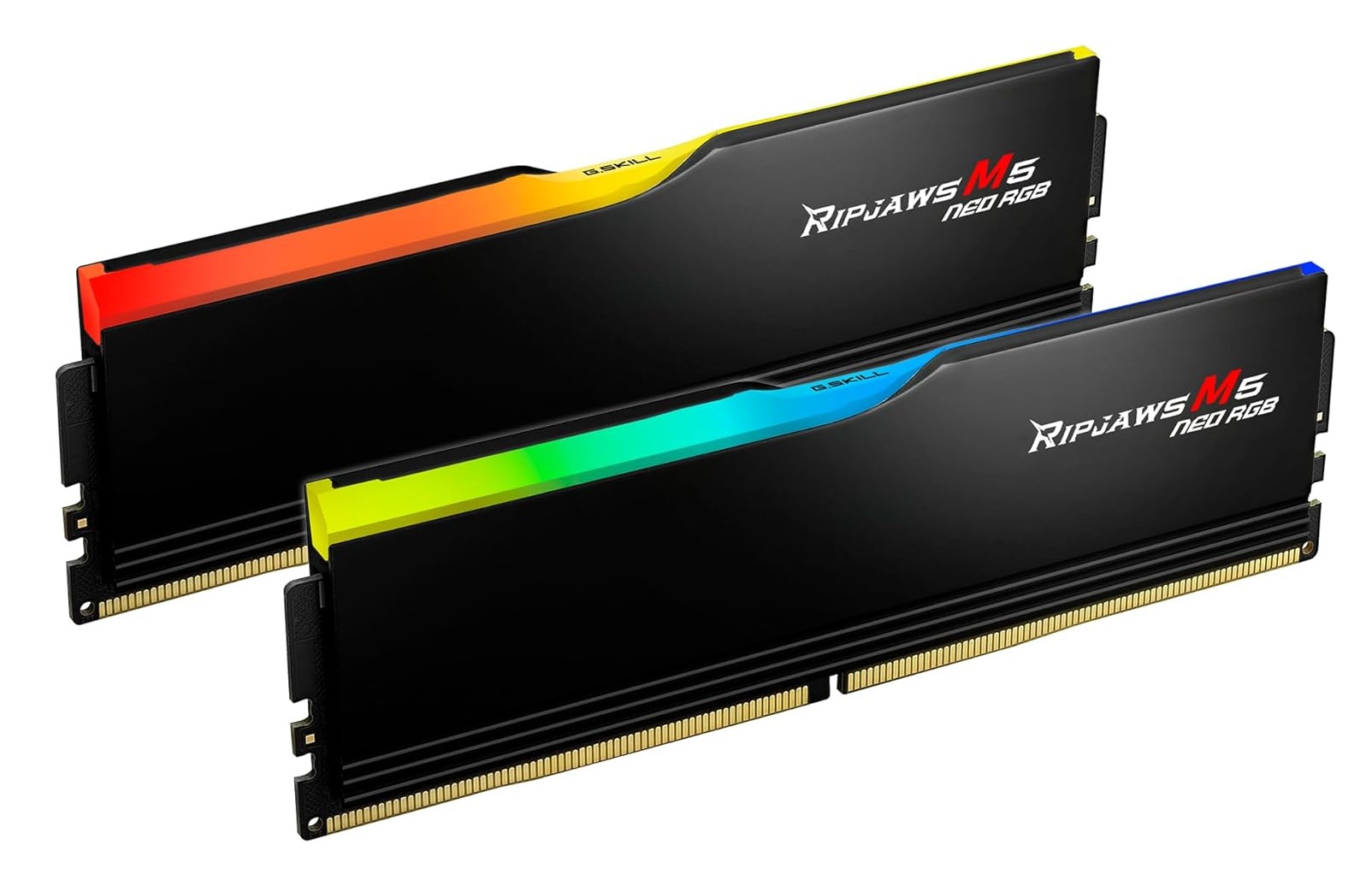 G.SKILL Computer system F5-6000J3648D16GX2-RM5NRK 32GB (2 x 16GB)/ DDR5 6000 MT/s/ Timings 36-48-48-96/ Voltage 1.25V/ Ripjaws M5 /AMD EXPO/Neo RGB