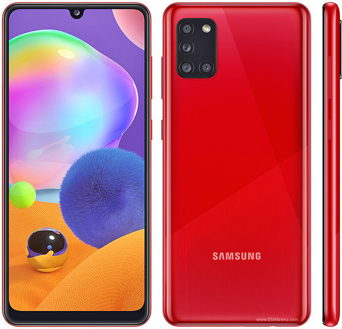 Samsung Galaxy A31 128GB CRUSH RED - 6.4' Screen Size, Dual Sim, Octa Core Processor, Quad Camera, 128GB Inbuilt Memory exp to 512GB Via MicroSD Card
