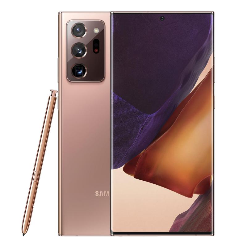 Samsung Galaxy Note20 Ultra 5G 256GB Mystic Bronze- 6.9' Super AMOLED+ Display, Tri Camera, 12GB RAM,256GB ROM Exp Upto 1TB, Exynos 990 Octa Processor
