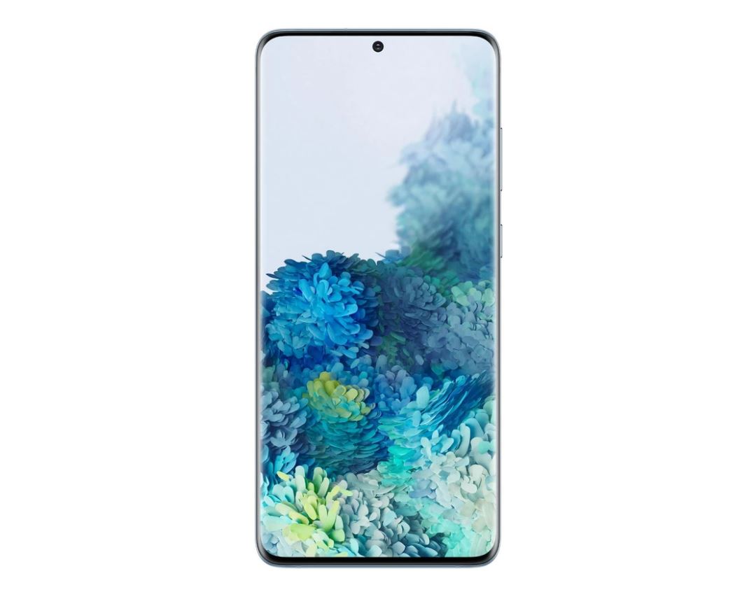 Samsung Galaxy S20+ 5G 128GB Cloud Blue - 6.7' HD+ Screen, Octa Core Processor, 8GB+128GB Memory exp to 1TB Via MicroSD, Quad Camera, 4500 mAh Battery