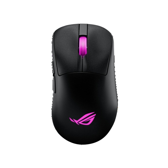 ASUS ROG Keris II Origin Gaming Mouse Black, ROG Micro Switch II, USB/Bluetooth/RF 2.4GHz, 8000 Hz, AURA Sync, 2 m paracord