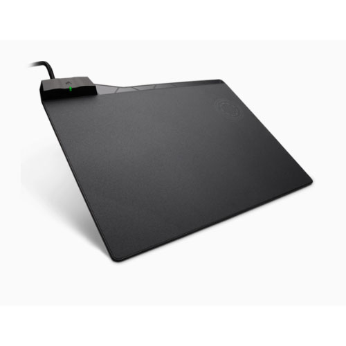 Corsair MM1000 Qi Wireless Charging Mouse Pad, USB 3.0 Pass-Through, LED Charging Indicator, Micro-Textured Hard Surface