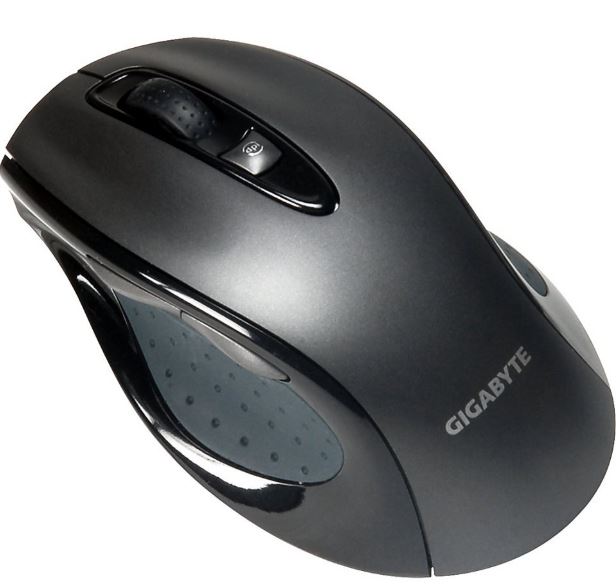 Gigabyte M6800 Precision Dual Lens USB Optical Gaming Mouse 1600 DPI 3000fps Ergonomic Shape Comfortable Rubber Grips Gaming Grade Feet Pad (LS)
