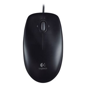 Logitech M100R Corded Optical Mouse Black Full Size Corded Comfort 3yr wty (LS->MILT-M90) LS