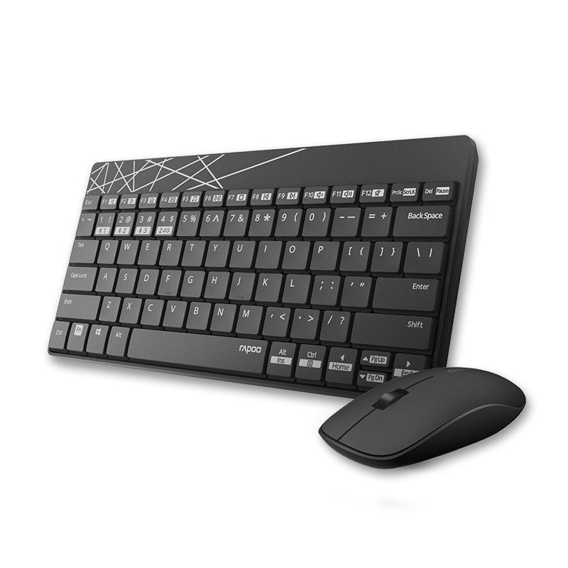 buy RAPOO 8000M Compact Wireless Multi-mode Bluetooth, 2.4Ghz, 3 Device Keyboard and Mouse Combo online from our Melbourne shop