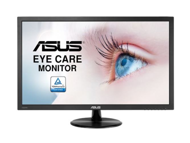 ASUS VP247HAE 23.6' Eye Care Monitor Full HD, 5ms, 75Hz, Low Blue Light, Flicker Free, Anti Glare , VESA 100mm, D-Sub/HDMI