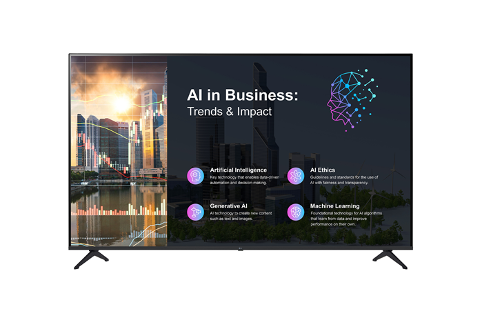 LG 75' 75PK640S  4K UHD, 60Hz, webOS25, Quad HDR, 20W speakers, Wi-Fi/Bluetooth, 300 nits, HDMI x2, signage TV